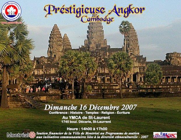 Prestigieuse Angkor, D�cembre 2007